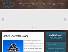 Tablet Screenshot of charleston-tours.com